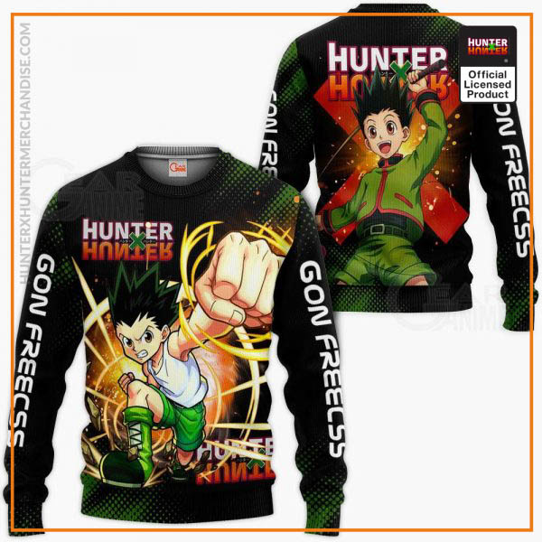 1125 AOP Hunter X Hunter Characters VA Gon 3 MK sweatshirt F 2BB - Hunter x Hunter Store
