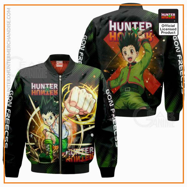 1125 AOP Hunter X Hunter Characters VA Gon 4 Bomber jacket front and back - Hunter x Hunter Shop