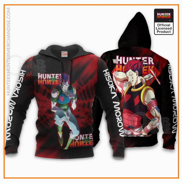 1125 AOP Hunter X Hunter Characters VA Hisoka 2 hoodie font and back - Hunter x Hunter Store