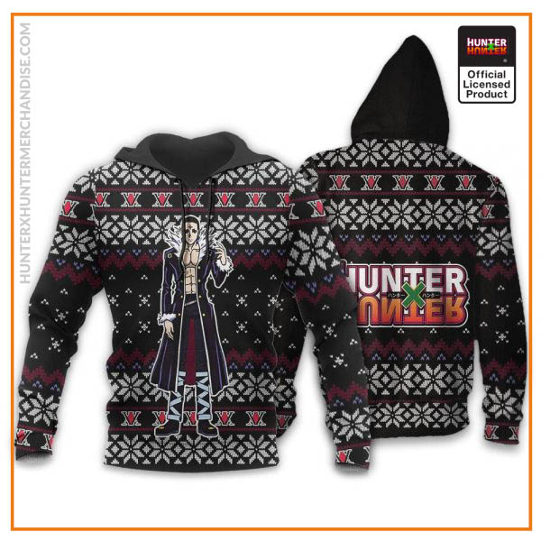 chrollo lucifer ugly christmas sweater hunter x hunter gift gearanime 3 - Hunter x Hunter Shop