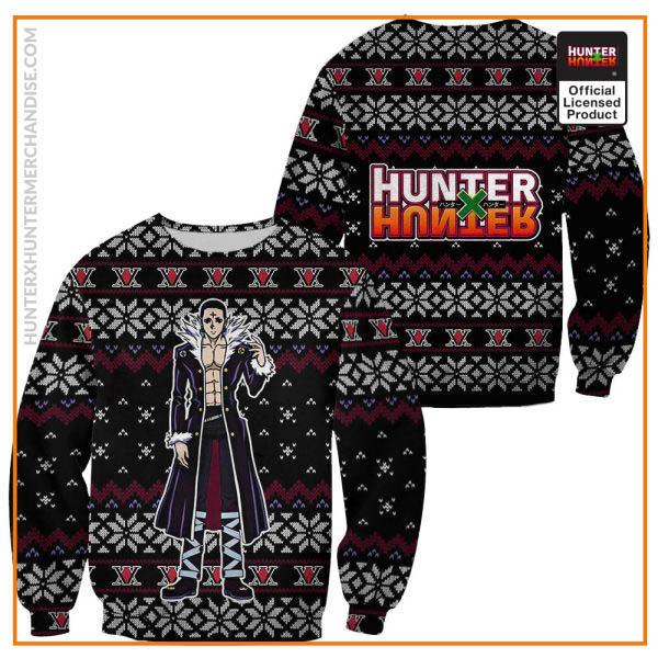 chrollo lucifer ugly christmas sweater hunter x hunter gift gearanime - Hunter x Hunter Store