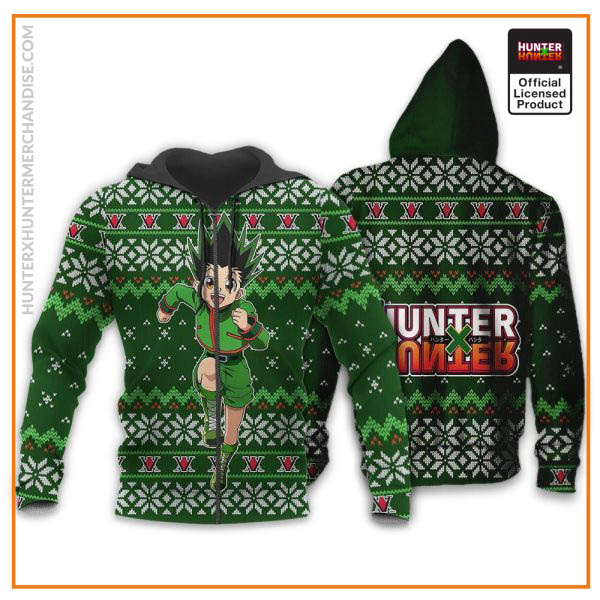 gon ugly christmas sweater hunter x hunter anime custom xmas clothes gearanime 2 - Hunter x Hunter Shop