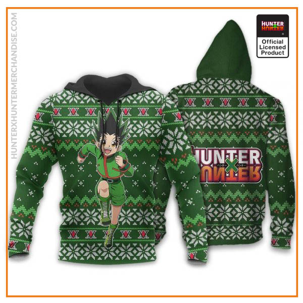 gon ugly christmas sweater hunter x hunter anime custom xmas clothes gearanime 3 - Hunter x Hunter Shop