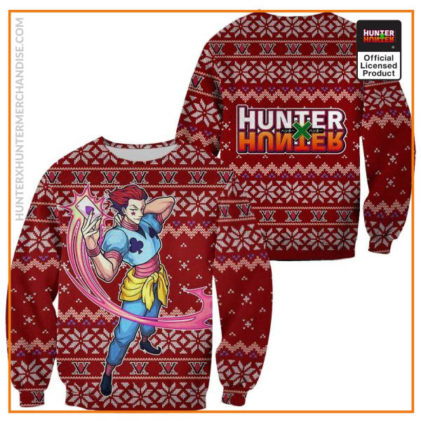 hisoka ugly christmas sweater hunter x hunter xmas gift gearanime - Hunter x Hunter Shop