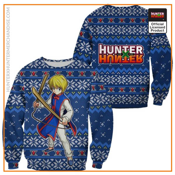 kurapika ugly christmas sweater hunter x hunter anime xmas gift custom clothes gearanime - Hunter x Hunter Store